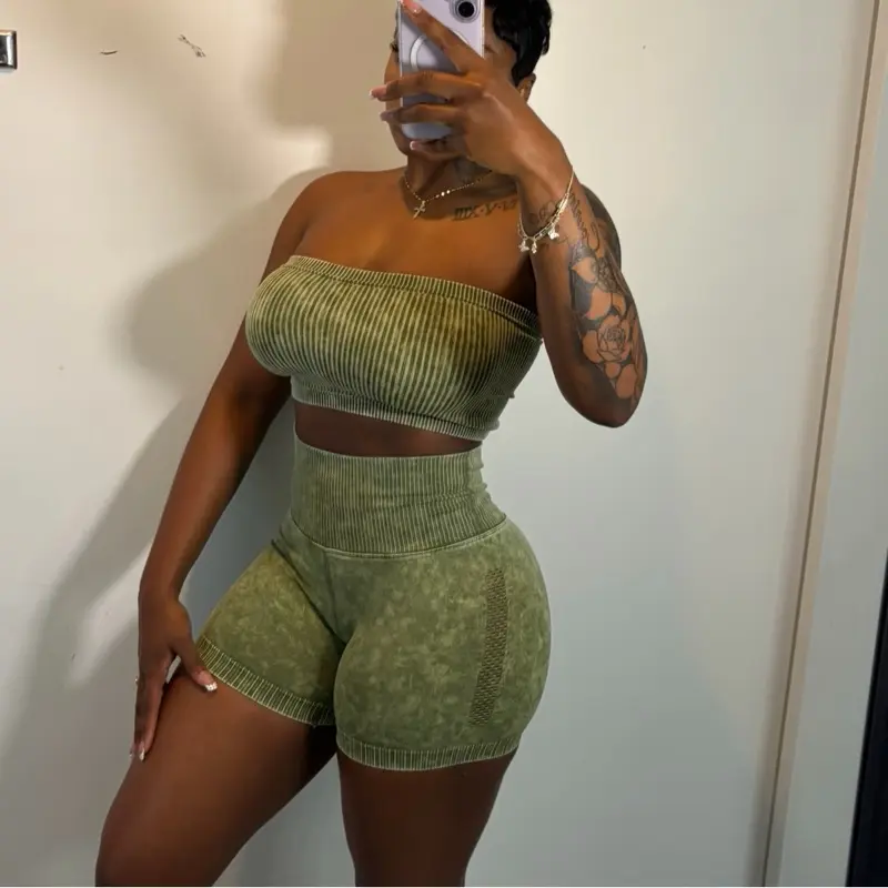 “Not so basic” bandeau set two piece