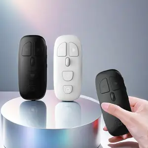 Wheeled Phone Remote Controller, Tiktok Video Swipe Control, Wireless Selfie Remote with Zoom Function, Volume Control, for Android and iOS Smartphone Devices, Phone Accessories