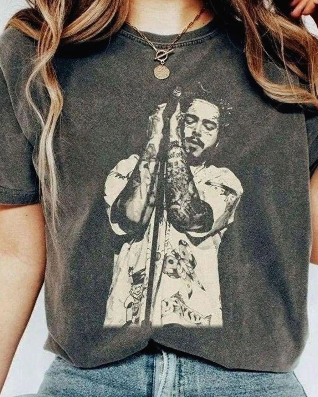 90s Vintage Posty Graphic Shirt, Malone Music The Album Shirt, P-Malone Tour 2024 Shirt, Posty Tour Rapper Gift for Fans ION STJ JWW WNK 9FJ 77X W1W