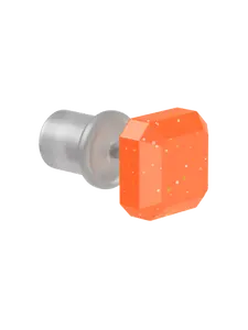 Unisex Orange UV Emme Earrings