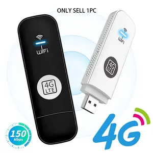 Mini USB 4G WiFi Dongle, Pocket-Sized Mobile Broadband, Plug & Play, Support 10 Devices, 4G LTE Router for Laptop/Phone/Tablet, Ideal for Car/Dorm Use, Portable Travel WiFi