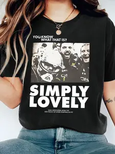Max Verstappen Simply Lovely Comfort Color T-Shirt, F1 Fan Gift, Unisex Racing Shirt, Y2K Style, Casual Wear, Men and Women