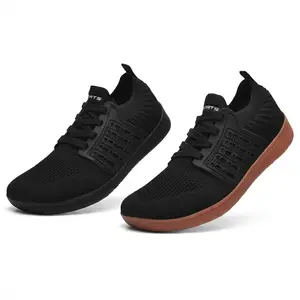 Unisex Minimalist Barefoot Shoes Wide Toe Box Running Sneakers With Zero Drop Sole Lightweight Breathable Mesh Walking Shoes For Gym Hiking And Daily Casual Comfort