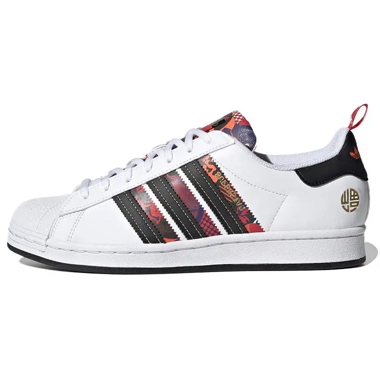 Adidas Superstar Chinese New Year Of The Ox White' Trendy Comfort Low Top Skate Shoes Unisex Q47184