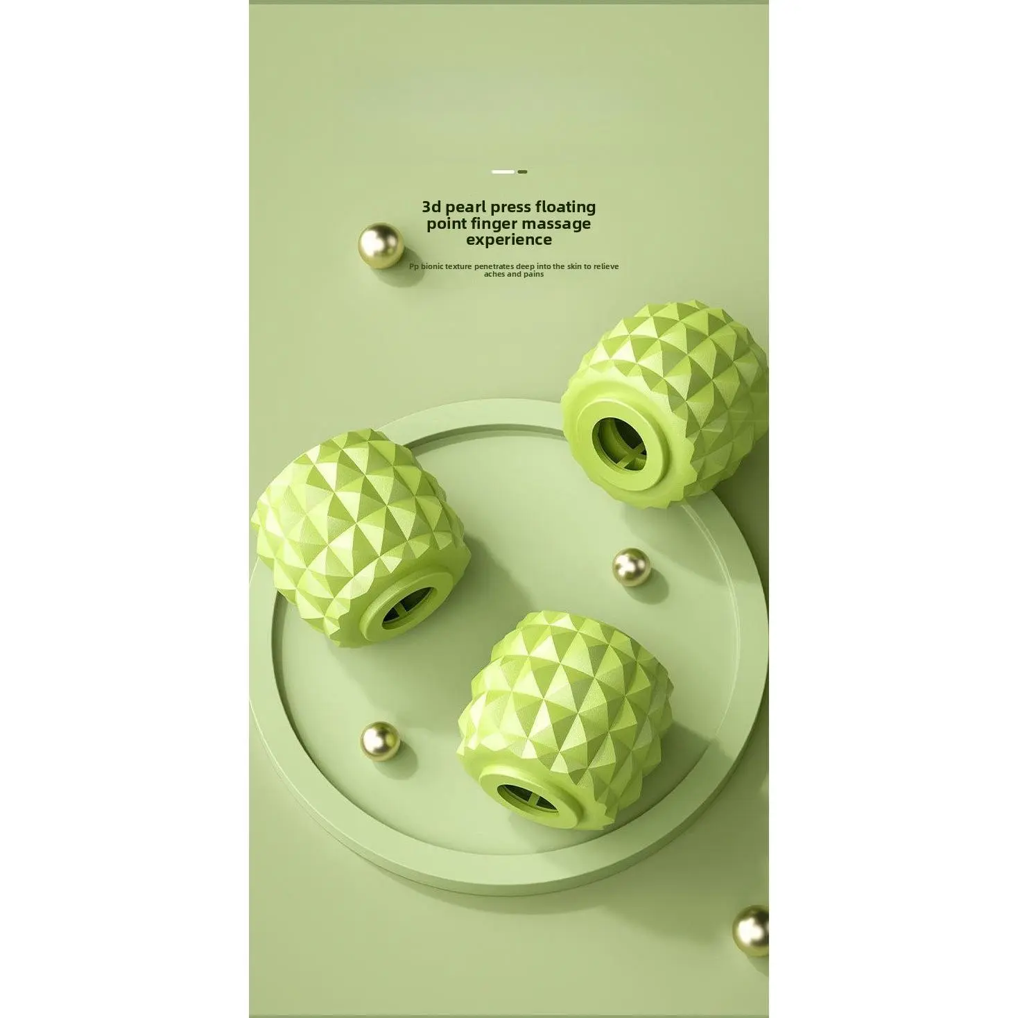 Avocado Green 12-Wheel Bendable Wolf Tooth Foam Massage Stick - Customizable Firm Contour Body Roller for Leg Stretching, Yoga Balance Training Fitness Tool, Twelve-Wheel, Avocado Green Twelve Wheels