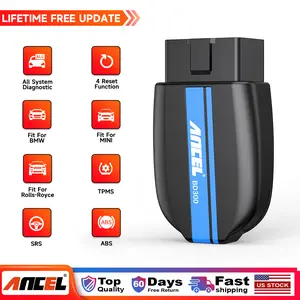 ANCEL BD300 Bluetooth OBD2 Scanner for BMW MINI Rolls Royce Vehicles, Full System Automotive Diagnostic Scan Tool with Battery Registration, Throttle Relearn, EPB/Oil Reset, Wireless Car Code Reader Performance Analyzer, Lifetime Free Updates
