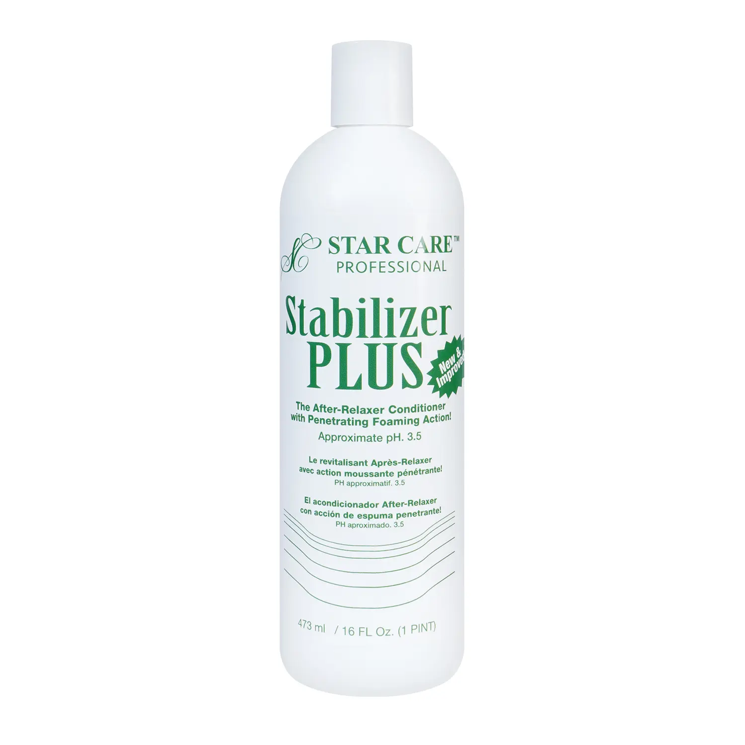 Star Care Stabilizer Plus The After-Relaxer Conditioner With Penetrating Foaming Action Approximate pH. 3.5 [16oz]