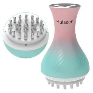 HULAOER Handheld Massager with Heat & Vibration – Relaxing Deep Tissue Massage for Neck, Back, Arms & Legs, Portable Body Care Device with Adjustable Modes for Daily Comfort & Relaxation