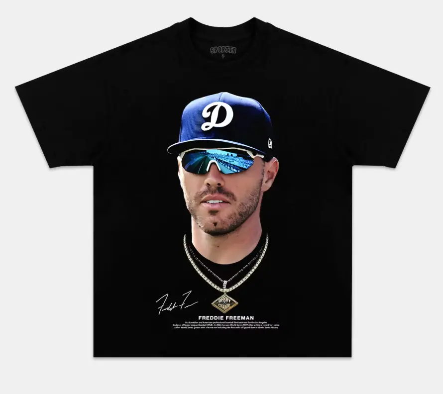 Youth & Adults Freddie Freeman T-Shirt, Vintage Baseball Graphic Tee, Retro Fan Shirt, Game Day Streetwear, Unisex Apparel