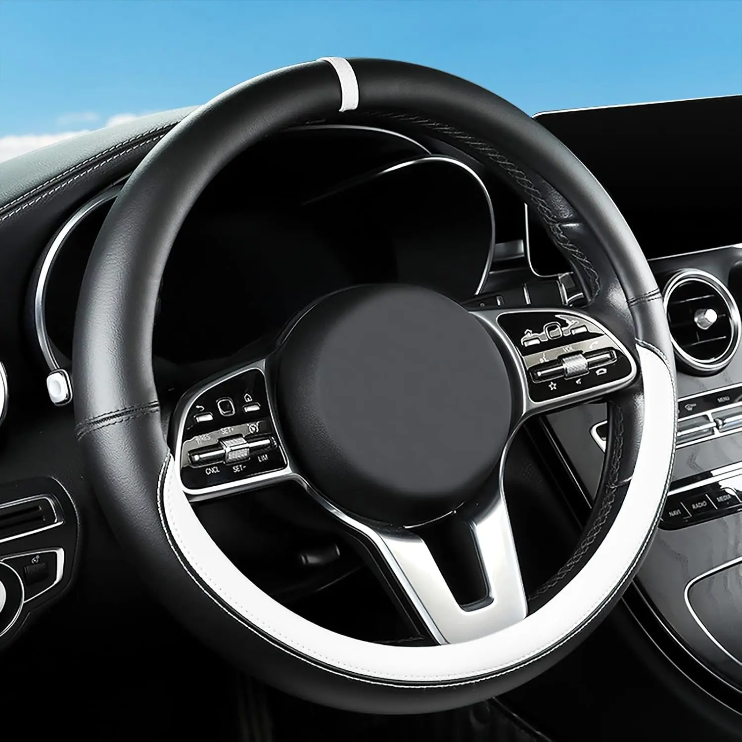 Nappa Leather - Black & White