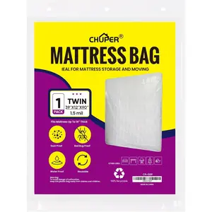 Twin Mattress Bags for Moving and Disposal – Plastic Mattress Protector for Storage,WaterProof Mattress Cover,TearResistant Mattress Wrap,Home Storage,moving supplies
