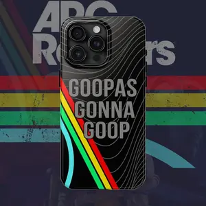 ARC Raiders Goopas Gonna Goop Phone Case with Rainbow Stripes Compatible with Apple 17-11/Pro/Pro Max Samsung S21 S22 S23 S24 S25 Gaming Case Gift for Fans