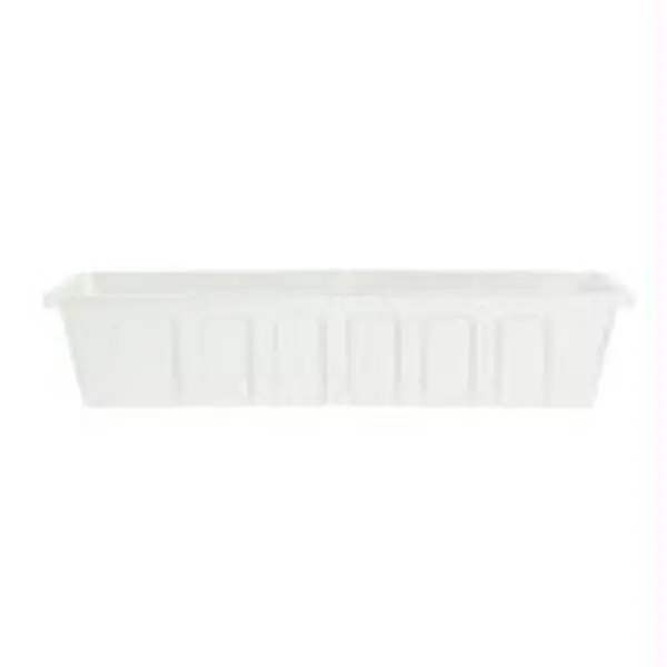 Novelty Mfg Co P-Polly Pro Garden Planter with Drainage, White 24-in Liner Included