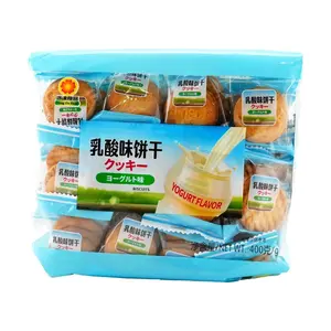 HONGDA Lactic Acid Flavor Cookies 400g - Deliciously Crunchy Snack for All Ages