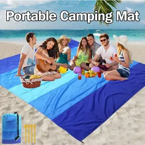 Beach Blanket Sandproof 200 X 210cm Waterproof Beach Mat Lightweight Picnic Blanket for Travel Hiking Sports