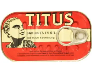 Titus  Sardines in Soybean oil 5-PACKS