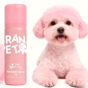 Canine hair dye, food-grade pigment canine hair dye, non-toxic pet hair dye, suitable for dogs, cats and all pets, can be used after bathing.(Two-bottle set)