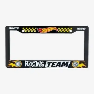 Hot Wheels Racing Team License Plate Frame, Car Accessories