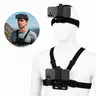 Adjustable Multi-Angle Mobile & Action Camera Chest Strap Kit, Durable ABS Mounting System, Rubber Phone Holder, Buckle Harness Clip for Convenient Use in Surfing, Climbing Vlogging & Sports Recording