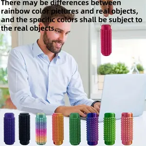 2pcs Pocket Size Sensory Keychains, 3D Cone Roller Design, Anxiety Relief, Perfect Gift for Friends, Stress Reduction Accessories