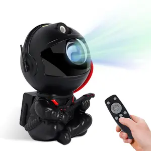 Nexillumi Galaxy Projection Lamp Black Star Projector with Multiple Cloud Modes Astronaut Design for Bedroom Home Decor Perfect Gift for Halloween Christmas Parties