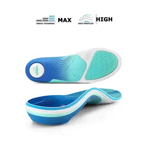 PCSsole Plantar Fasciitis Insoles Pro Green, 240lbs+ Heavy Duty High Arch Support Inserts for Men & Women Bagasse Content Cushion Orthotic Insoles for Foot Pain Relief Flat Feet Arch Pain Heel Pain outdoorfun