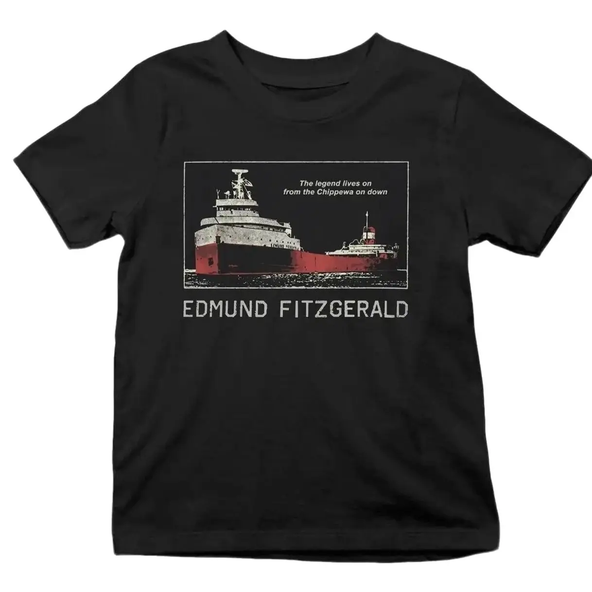 Bertuzzi Edmund Fitzgerald Shirt, Unisex Men & Women, Trendy Streatwear Gift Cotton