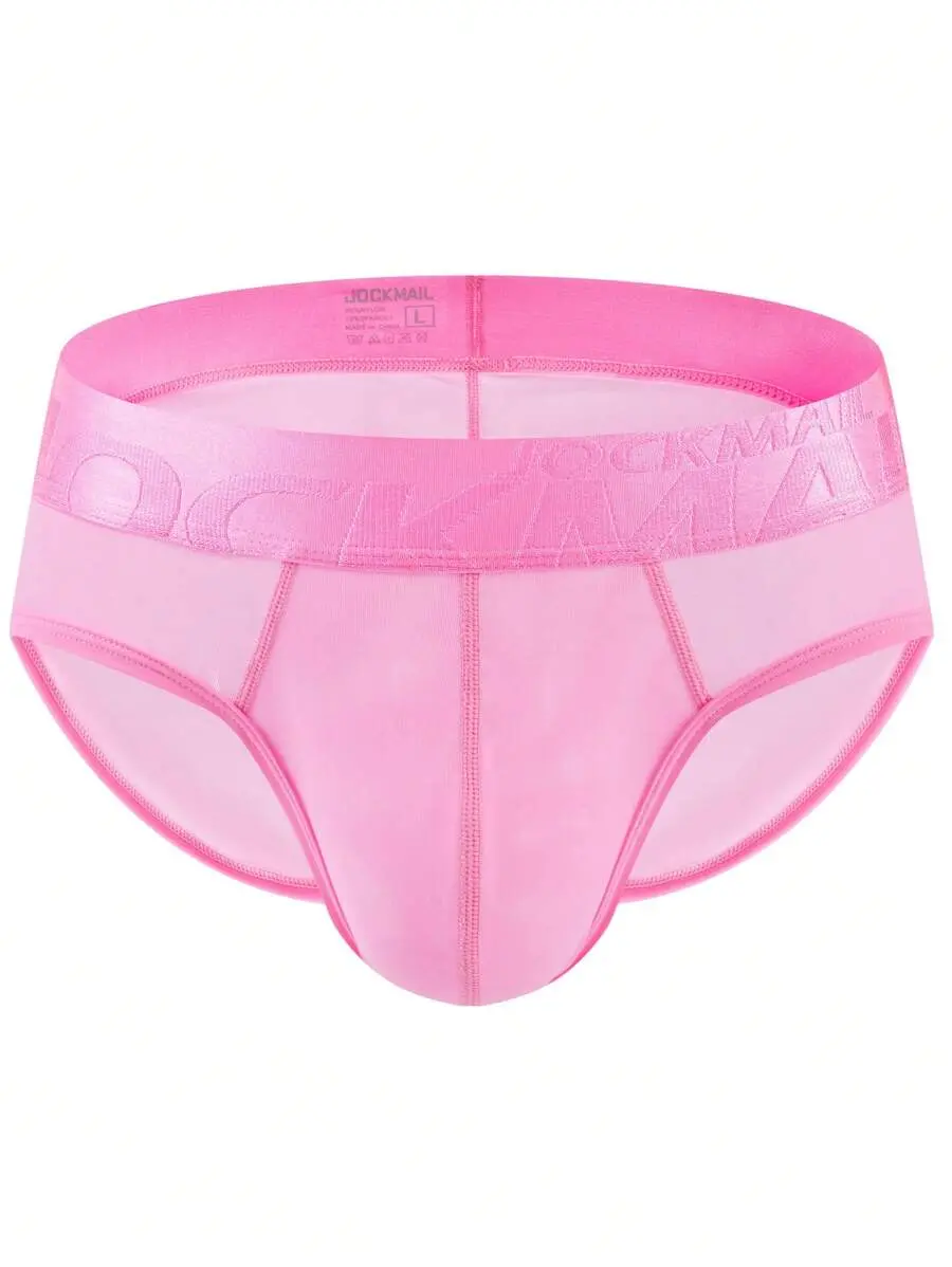 JOCKMAIL 1pc Jockmail Men's Mesh Transparent Sexy Underwear