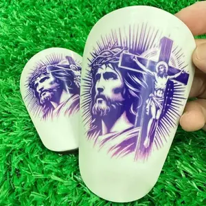 Mini Master Football Shin Guards, Pbt Material, Durable Anti-Collision, Comfortable Fit, Lightweight Soccer Equipment, Unisex, Training & Matches