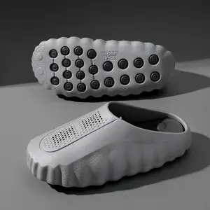 Men's Sport Massage Slide Sandals - Acupressure Foot Relief, Non-Slip Athletic Outsole, Breathable Mesh, Waterproof EVA - Perfect for Daily Walking, Light Sports, Gym & Casual Wear - Comfortable Post-Workout Slippers