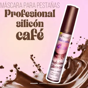 Prosa Professional Silicone Mascara 4 in 1 Makeup Cosmetic - Waterproof, Long-Lasting, Clump-Free Formula with Aloe, Lash Nourishing & Argan Oil Mexican Growth Super Volume