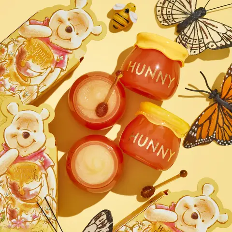 ColourPop Cosmetics LLC Winnie the Pooh Hunny Pot Lip Care Kit - Vegan Golden Honey Balm & Smooth Lip Mask - Limited Edition Disney Edition 0918