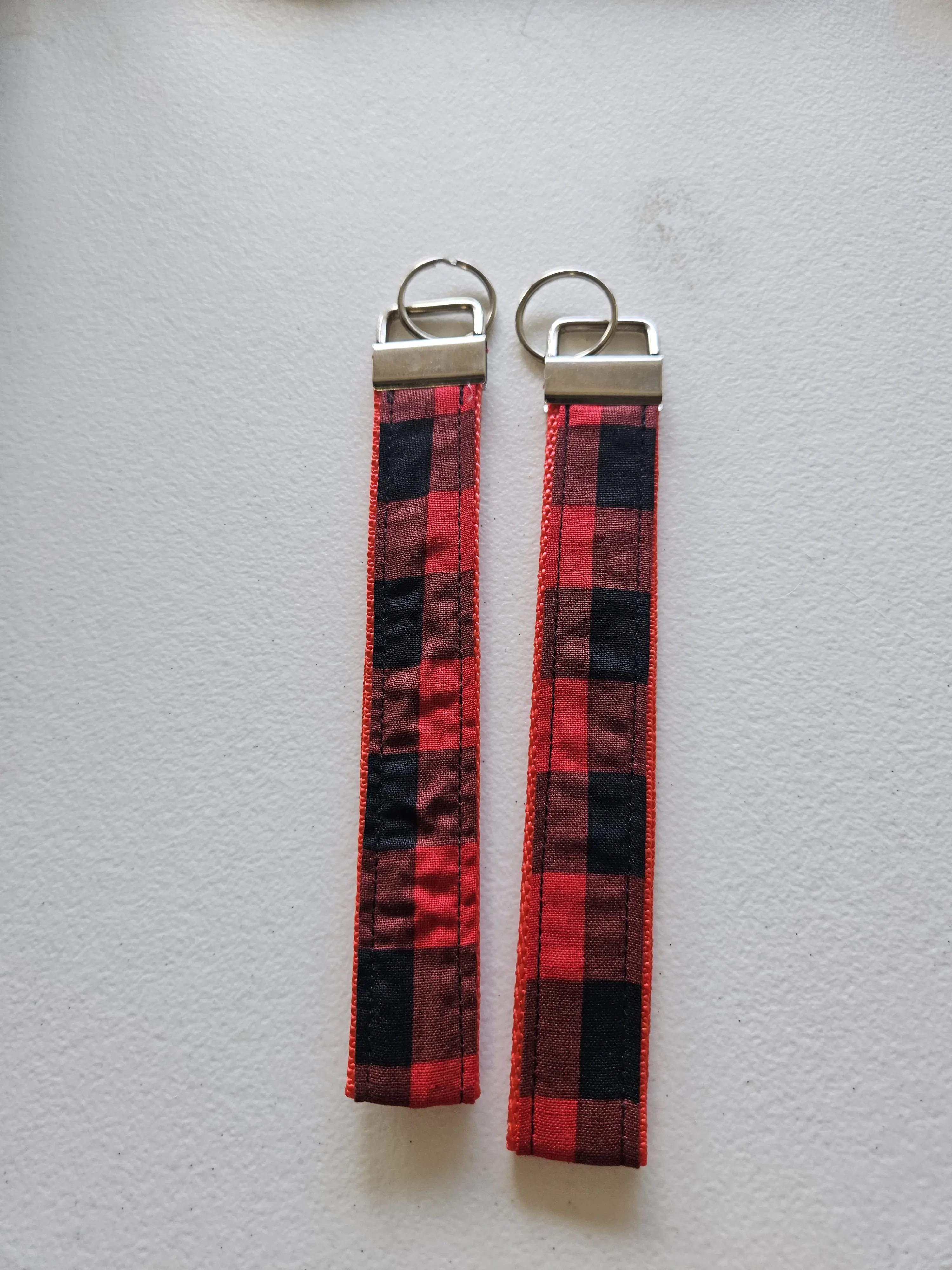 Handmade Fabric Key Fob Wristlet | Wrist Keychain | Key Ring Holder | Cotton Wrist Strap | Cute Keychain | Gift for Her