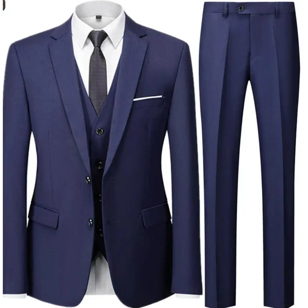 Two buttons in navy blue