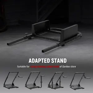 Dardoo Rear Seat Stand Racing Wheel Frame Parts/Accessories Mounting Seat Installable Most Chair Stand Simulator Cockpit Wheel and Pedals Not Included