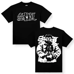 SDL Chapo Graphic Tee - Unisex Heavy Cotton T-Shirt, Casual Streetwear Shirt for Everyday Wear, Soft and Durable Blank Tee with Classic Fit, Ideal Gift for Men and Women