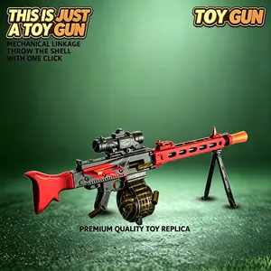 MG3 Soft Projectile Toy Model Gun, High-Assembled Educational Toy, Premium Kids’ Christmas & Holiday Gift