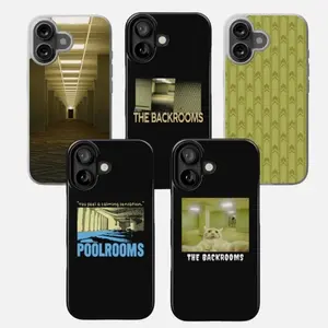 The Backrooms 2026 Aesthetic Phone Case Compatible with for iPhone 17, 16, 15, 14, 13, 12, 11, X & Samsung Galaxy