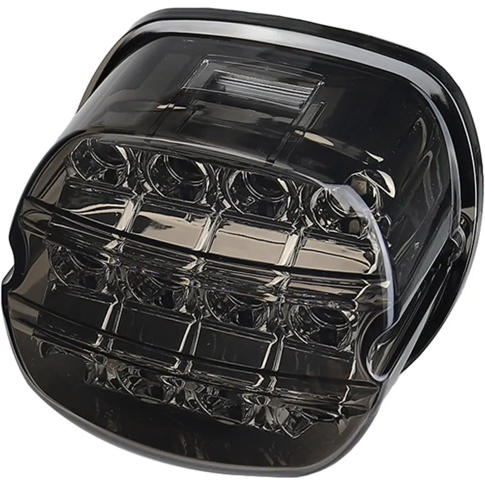 Black Strobing LED Tail-Brake Light Kit - HD Assemblies, Motorcycle LED Lights, Motor Parts Accessories for Harley Dyna, Road King, Electra Glide, Street Bob Touring Models