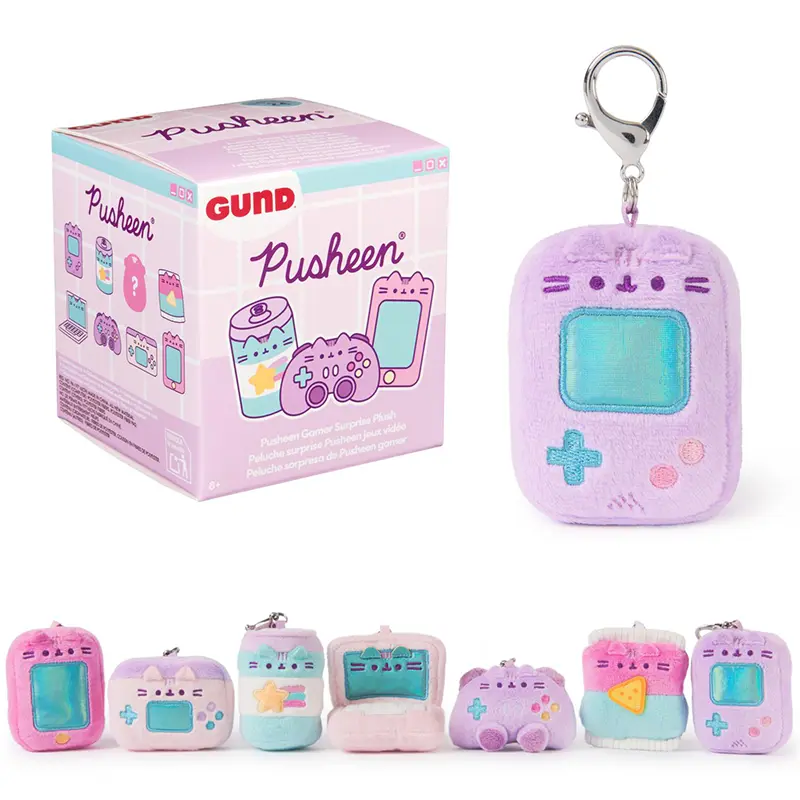 Pusheen Gamer Plush Keychain Blind Box