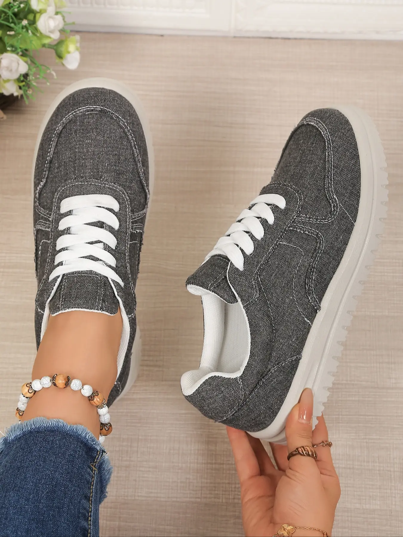Women's Fashion Casual Loafers, One-Click Slip-On, Lightweight Flat Shoes, Sporty Comfortable Minimalist Work Shoes, Sneaker, Walking Shoes, Sports Shoes, Footwear