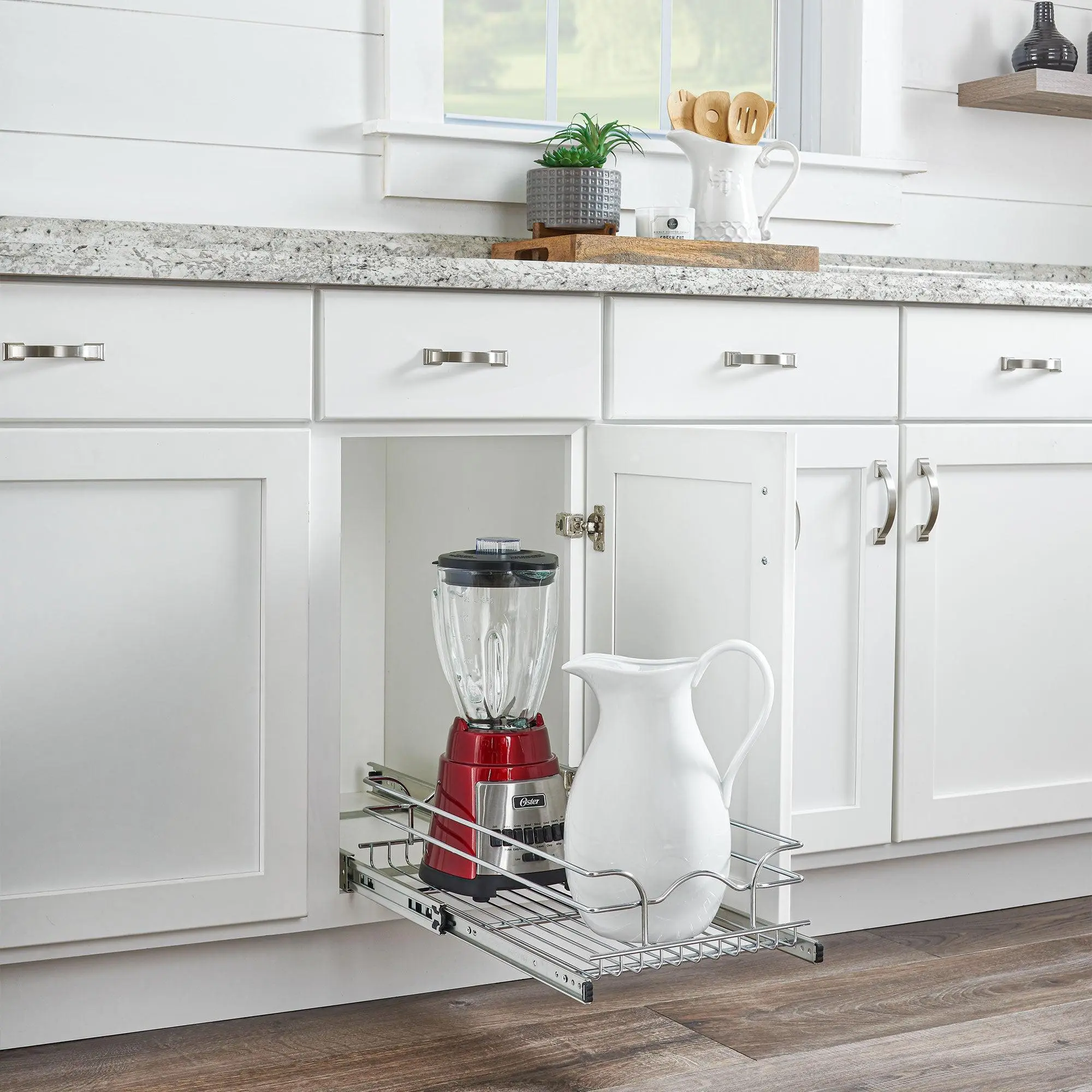 Rev-A-Shelf Kitchen Cabinet Pull Out Shelf Organizer, 12 x 22 In, 5WB1-1220CR-1