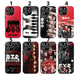 Arirang Album Kpop Phone Case, World Tour 2026 Fan Art Cover, Compatible With iPhone 11, 12, 15, 14, 13, 16, 17 Pro Max, Pro, Plus, Gift Ideas For BF and GF