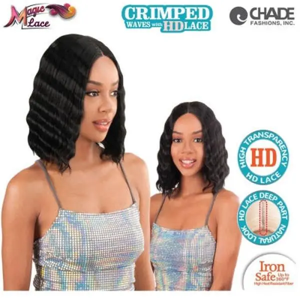 Chade Magic Lace HD Lace Crimped Wave Synthetic Wig MLCR11