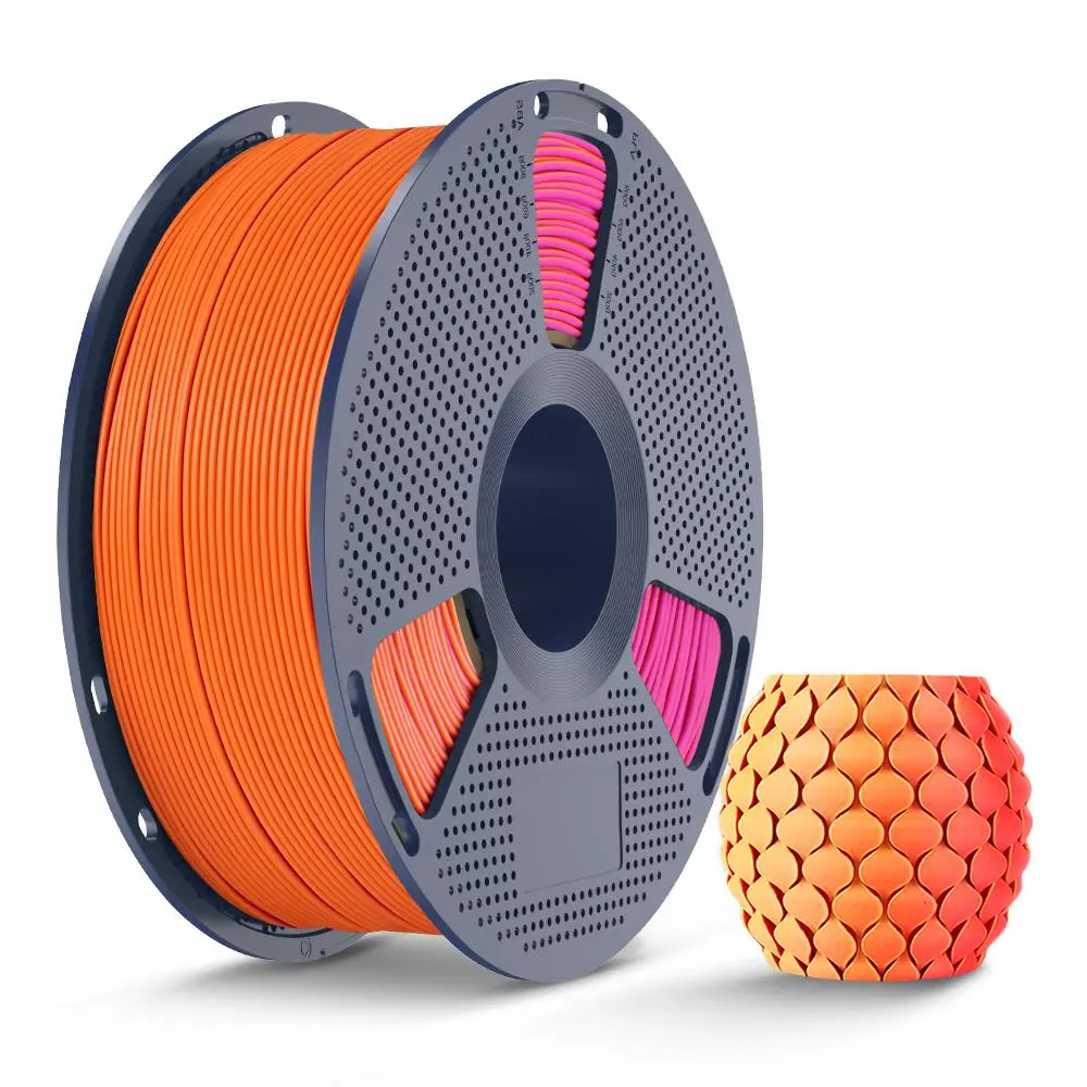 Dual-Color Matte | Orange+Red