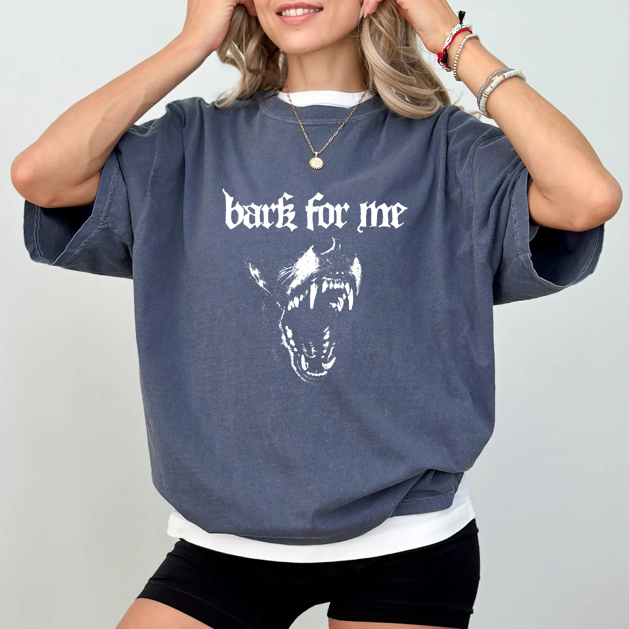 MAPTEES Vintage Bark For Me Comfort Colors Shirt, Retro Funny Barking Dog Graphic Tee, Adult Humor T-shirt, Funny Sarcastic Flirty Quote Outfits