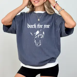 MAPTEES Vintage Bark For Me Comfort Colors Shirt, Retro Funny Barking Dog Graphic Tee, Adult Humor T-shirt, Funny Sarcastic Flirty Quote Outfits