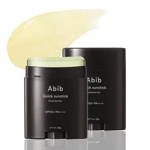 Abib Quick Sunstick Protection Bar SPF50+ 0.77 fl oz/22 g Sun Care Facial Lightweight Skincare Sunscreen Uv Comfort Skin Repair