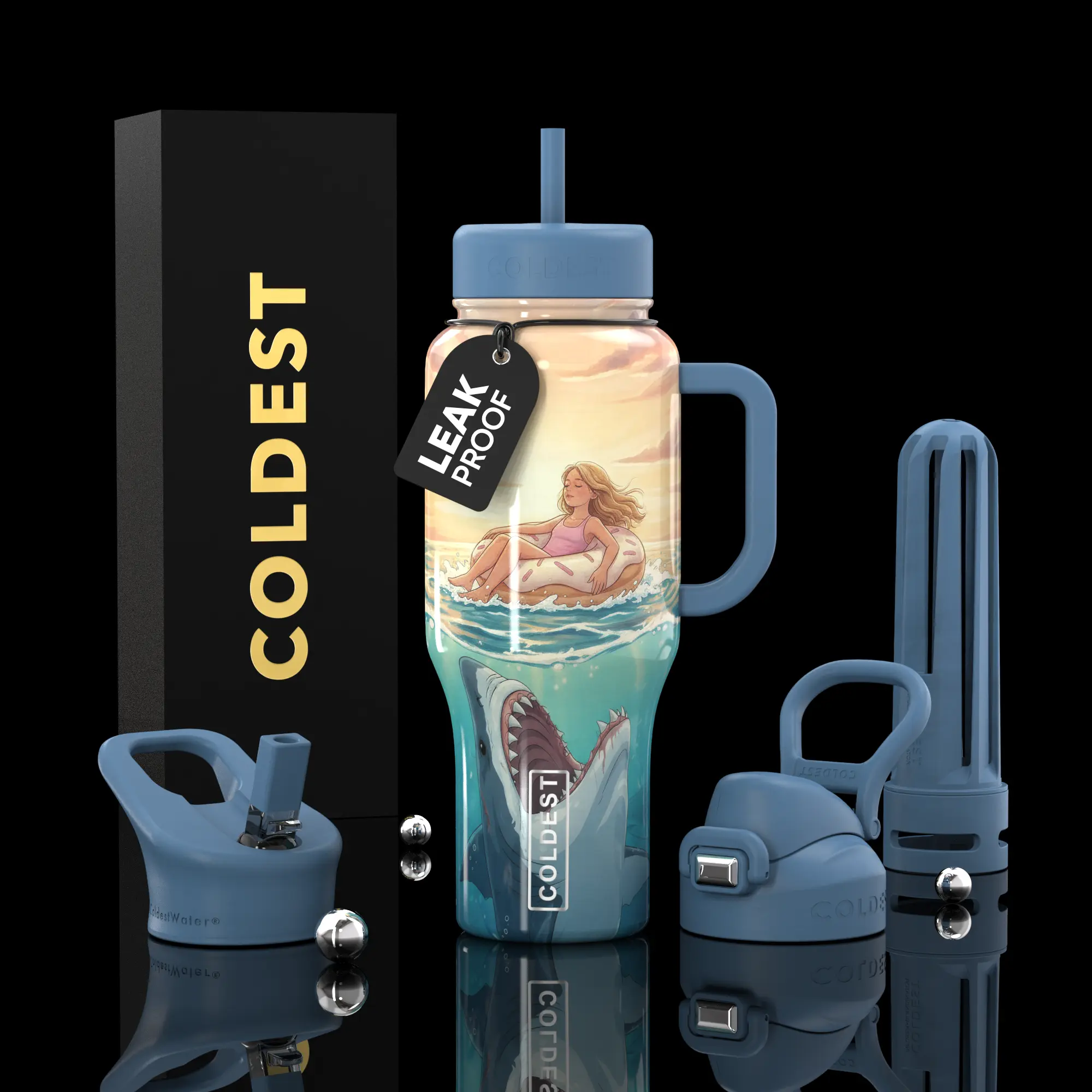 COLDEST 36oz Limitless Ultra v8 Water Bottles