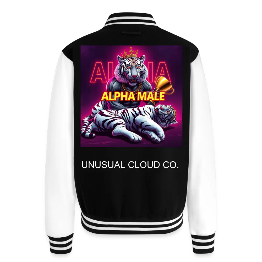🔥 alpha male  Just Hoods Heavyweight Letterman Jacket